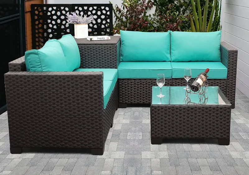 Descubre cómo integrar el azul turquesa en tu jardín y terraza