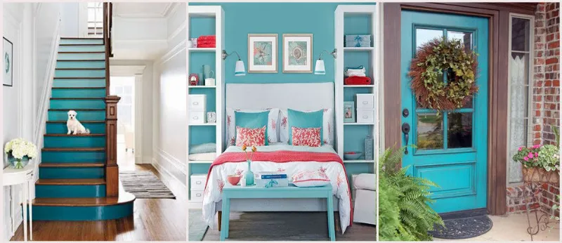Los accesorios y herramientas perfectas para decorar con azul teal